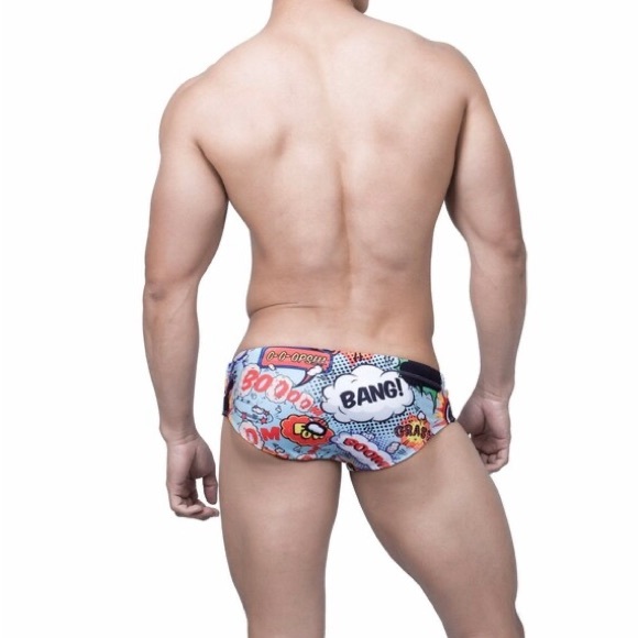 Mens Quick-drying Printed Summer Beachwear - Picture 4 of 6